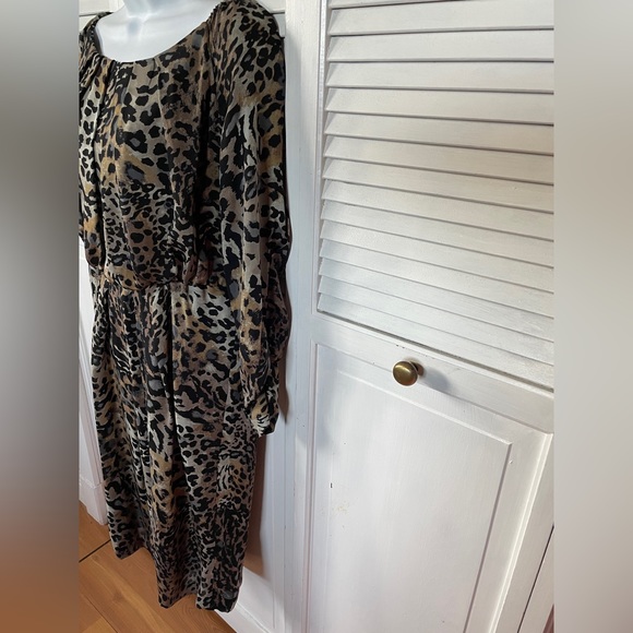 Anne Klein Dress Animal Print Size 10 - Picture 2 of 9